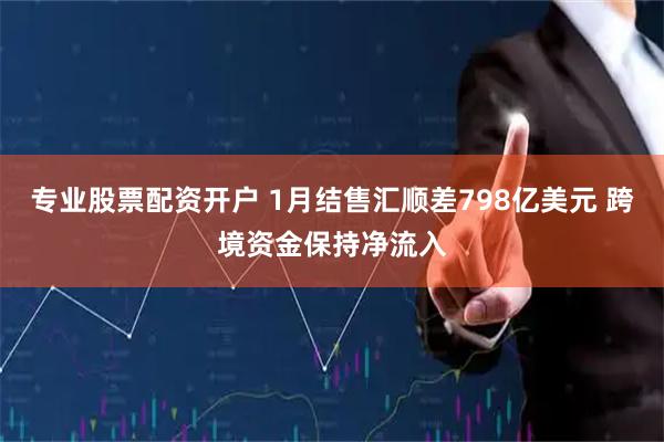 专业股票配资开户 1月结售汇顺差798亿美元 跨境资金保持净流入